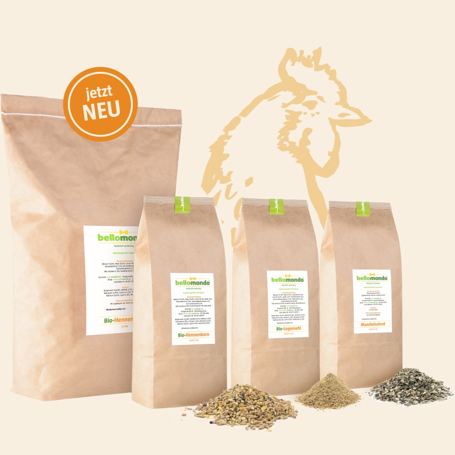 Bio-Futter
für’s Federvieh